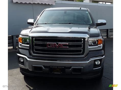 2014 Iridium Metallic Gmc Sierra 1500 Slt Double Cab 4x4 122810572