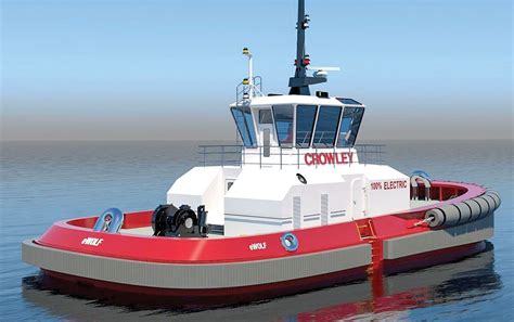 Crowley To Build And Operate Fully Electric Tug The Waterways Journal