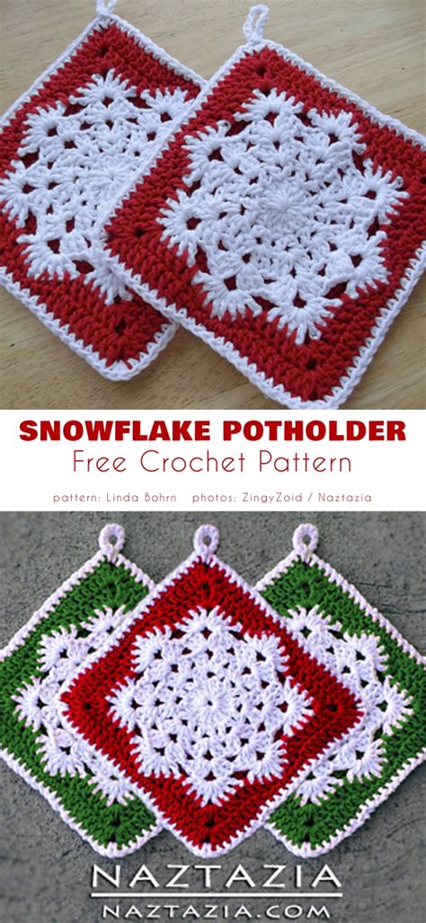 Winter Potholder Crochet Patterns Free Inspiration