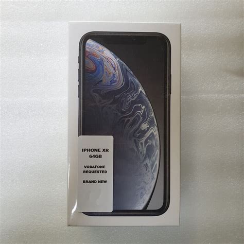 Apple Iphone Xr 64gb Black Apple Warranty Brand New Sealed Vodafone