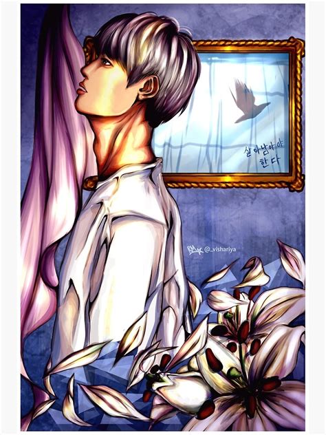 "awake - BTS Jin Fan Art" Poster by vishariya | Redbubble