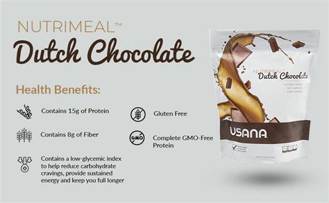 Usana Nutrimeal Shake Chocolate holandés formulado Amazon mx