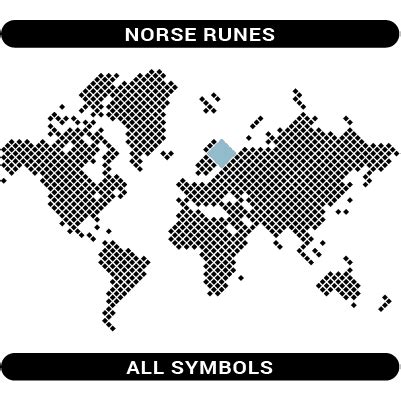 Norse Runes symbols - Visual Library of Worldwide Ancient Symbols.