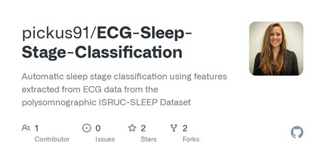 Github Pickus Ecg Sleep Stage Classification Automatic Sleep Stage