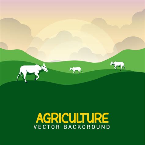 flat design farm landscape vector background 23969111 Vector Art at ...