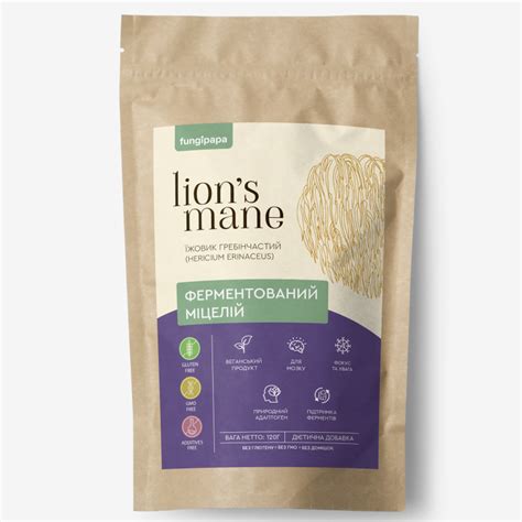 Ежовик гребенчатый ферментированный мицелий Fungipapa 120г купить в ...