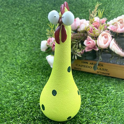 Home Decor Gnobogi Silly Chicken Decor Silly Concrete Chickens Funny