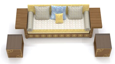 Arabic Sofa Majlis D Model Turbosquid