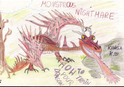 Monstrous Nightmare From Httyd Movie By Teti2000 On Deviantart