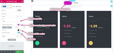 How To Create Advanced Toggle In Elementor Elementskit