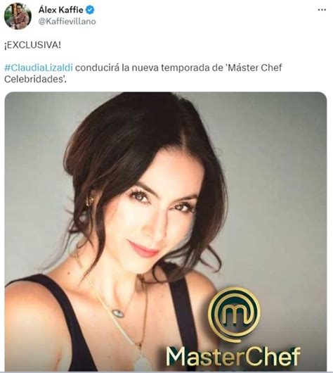 Masterchef M Xico Celebrity Qui N Ser La Nueva Conductora Del