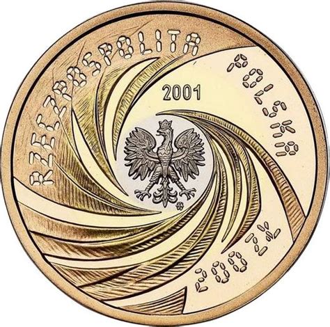 200 złotych 2001 MW NR Rok 2001 cena złotej monety Polska III RP