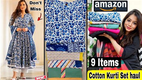 🌻amazon Summer Kurtikurta Set Haul Starting Rs199😃kurtis And Tops Haul