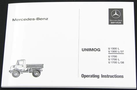 Owners Manual U Unimog Owners Manuals Universal Motor