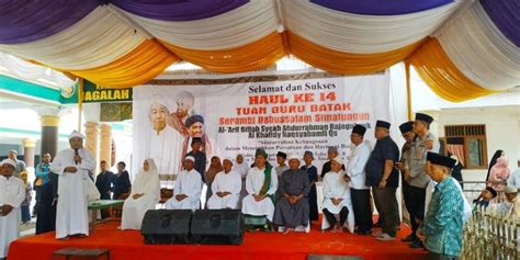 Peringatan Haul Ke 14 TGB Syekh Abdurrahman Rajagukguk Mengenang Sosok