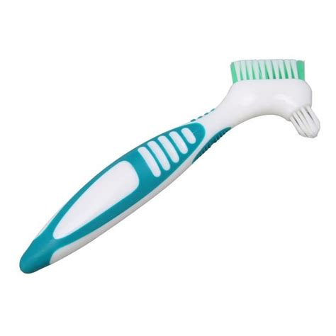 ENG brosse de nettoyage pour prothèses dentaires brosse à dents double