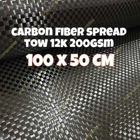 Serat Carbon Karbon Fiber K Plain Spread Tow Gsm Carbon Kevlar