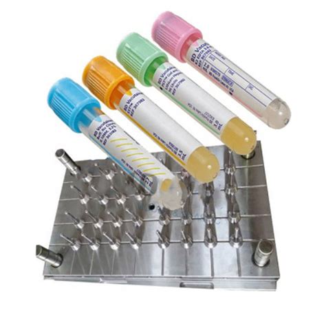 Custom Cavity Vacuum Blood Collection Pet Test Tube Molding With Cap