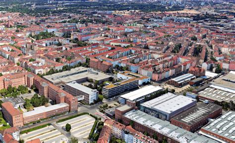 Luftbild N Rnberg Gustav Adolf Ged Chtniskirche Sowie Siemens