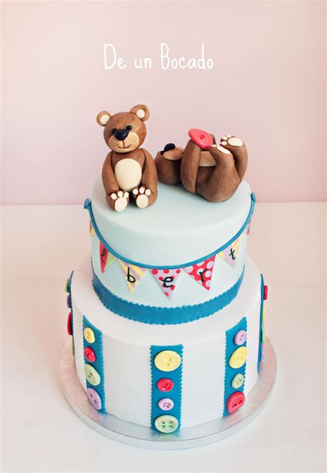 Baby Bears Cake Tarta Infantil De Ositos Cake Desserts Diaper Cake