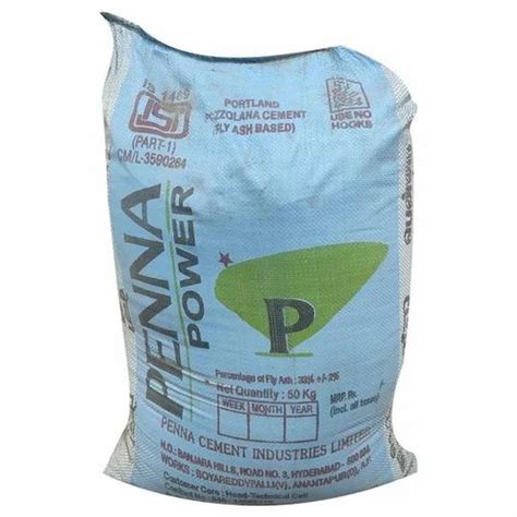 Penna Premium Opc 53 Grade Cement At Rs 400 Bag Bengaluru Id