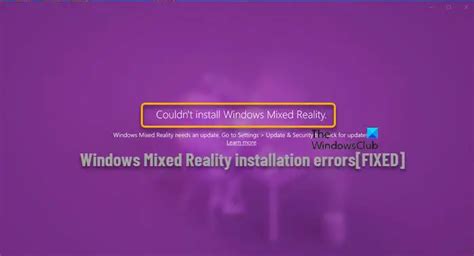 How To Configure Mixed Reality Settings In Windows