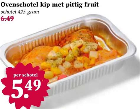 Ovenschotel Kip Met Pittig Fruit G Aanbieding Bij Boon S Markt