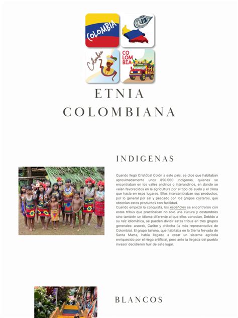 Etnia Colombiana | PDF | Colombia | Gente blanca 