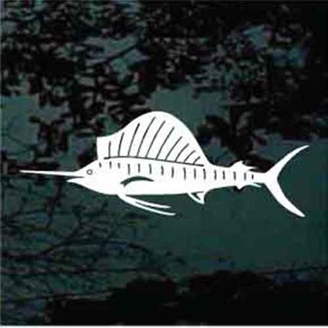 Detailed Sailfish Car Decals And Window Stickers Decal Junky