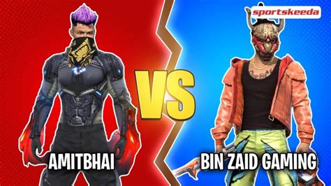 Amitbhai Desi Gamers Vs Bin Zaid Gaming Who Has Better Stats In Free