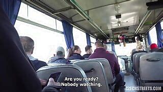 Czech Streets Luxurious Milf Fucked In A Public Bus Amateur Bumps