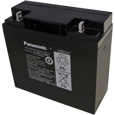 LC XD1217PG PANASONIC Lead Acid Battery 12V 17Ah 181x76x167mm 5386