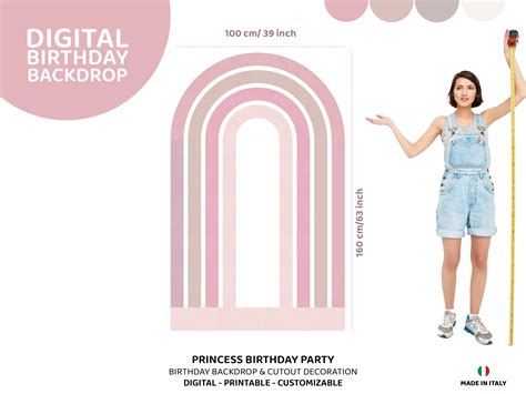 Printable Princess Party Backdrop Princess Party Cutout - Etsy