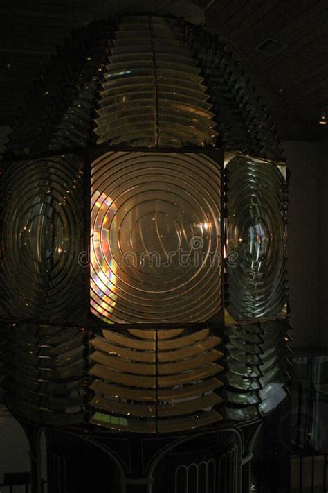 Fresnel Lighthouse Lens At Ponce De Leon Lighthouse Stock Image Image