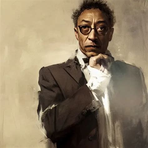 Portrait Of A Determined Looking Giancarlo Esposito As Stable