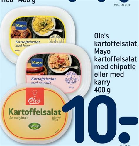 Mayo Brasserie Kartoffelsalat Rema 1000 Juli 2023 Alle Tilbudsavis