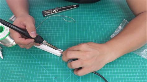 How To Cut Solder And Connect Led Neon Flex Strip Light Horizontal Bending S1220 Tutorial Youtube