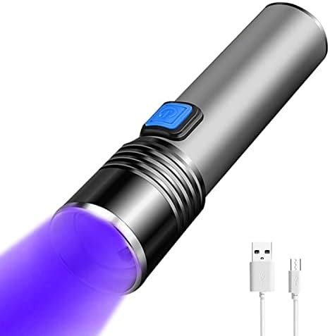 YZYOE 395nm UV Black Light FlashliteRechargeable Black Light