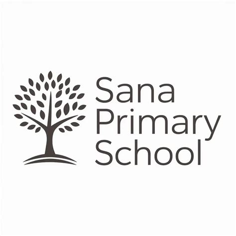 Logo Design For Sana Primary School Tree Symbol With A Clear Background