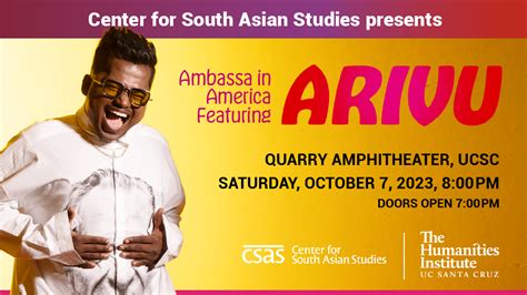 Indian rapper Arivu to perform at UCSC