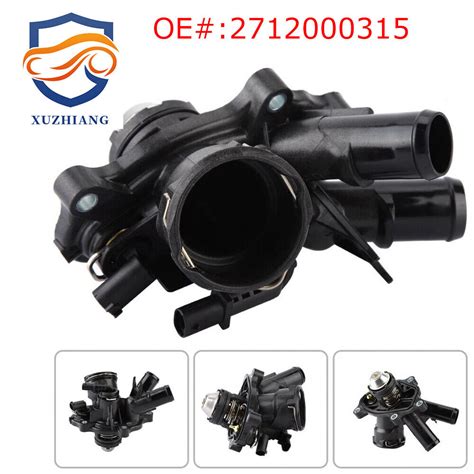 Thermostat Housing Water Coolant Flange For Mercedes Benz