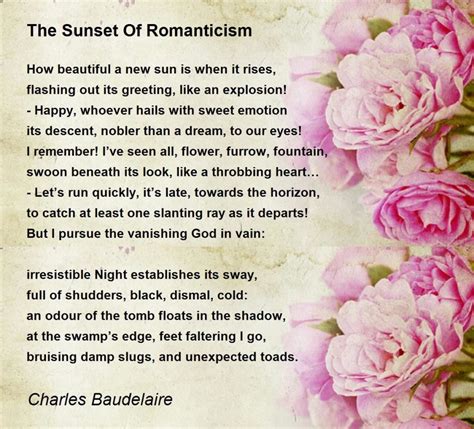 Best poems from romanticism era