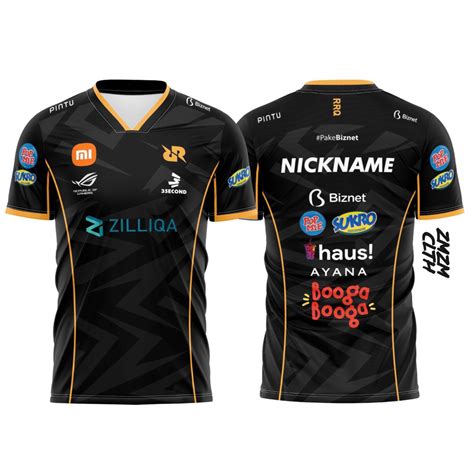 Jual JERSEY RRQ FREE LANYARD FREE NICKNAME Shopee Indonesia