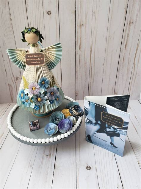 Custom Repurposed Book Angel Made From A Book Supplied By Etsy UK