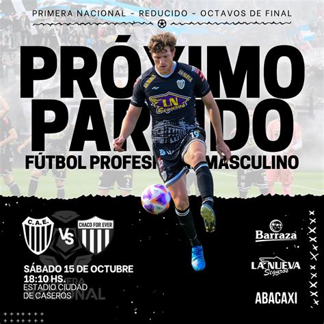 Estudiantes On Twitter Fútbolmasculino 🆚 Chaco For Ever 🗓 Sábado 15