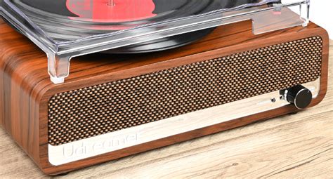 Vinyl Record Player With Upgraded Speakers Needle Pressure