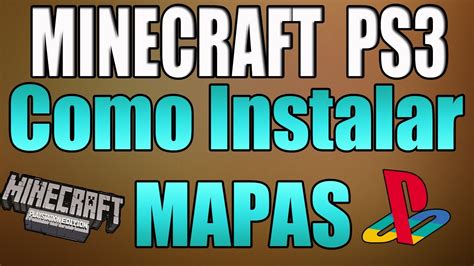 Minecraft PS3 Como Descargar E Instalar MAPAS En Minecraft Ps3 How