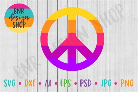 Peace Svg Hippie Svg Svg Dxf 325417 Svgs Design Bundles