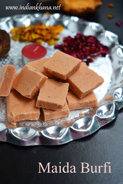 Maida Burfi Maida Cake Easy Diwali Sweets Recipes Indian Khana