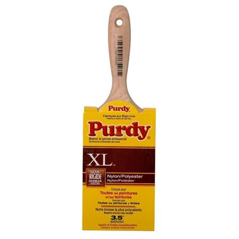 Purdy Xl Xl Series Nylon Polyester Blend Flat Paint Brush In The Paint